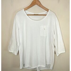 Cottonways Cotton Top Gauze Lagenlook Relaxed Asymmetric